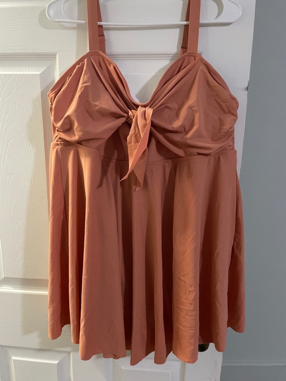 BloomChic Terracotta One-Piece Swimsuit Dress